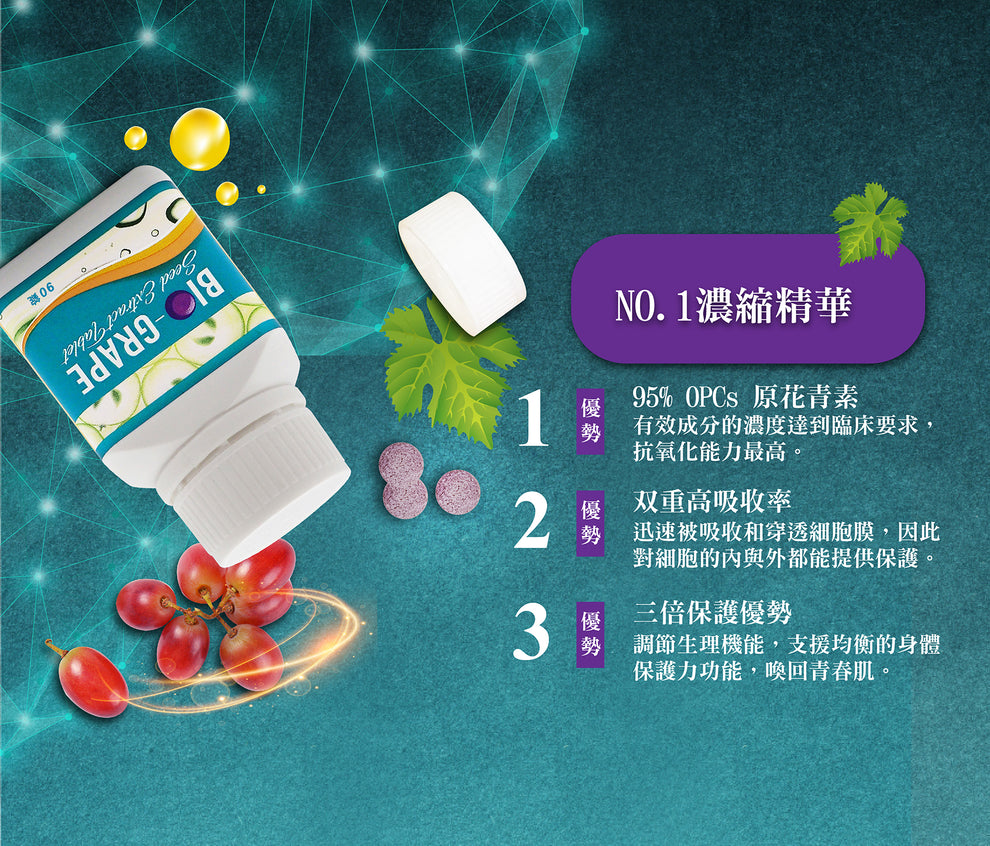 BIO-GRAPE SEED 配方宣傳圖