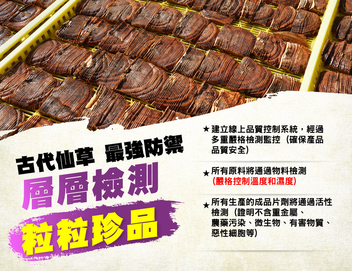 BIO-LINGZHI 品質檢測宣傳圖
