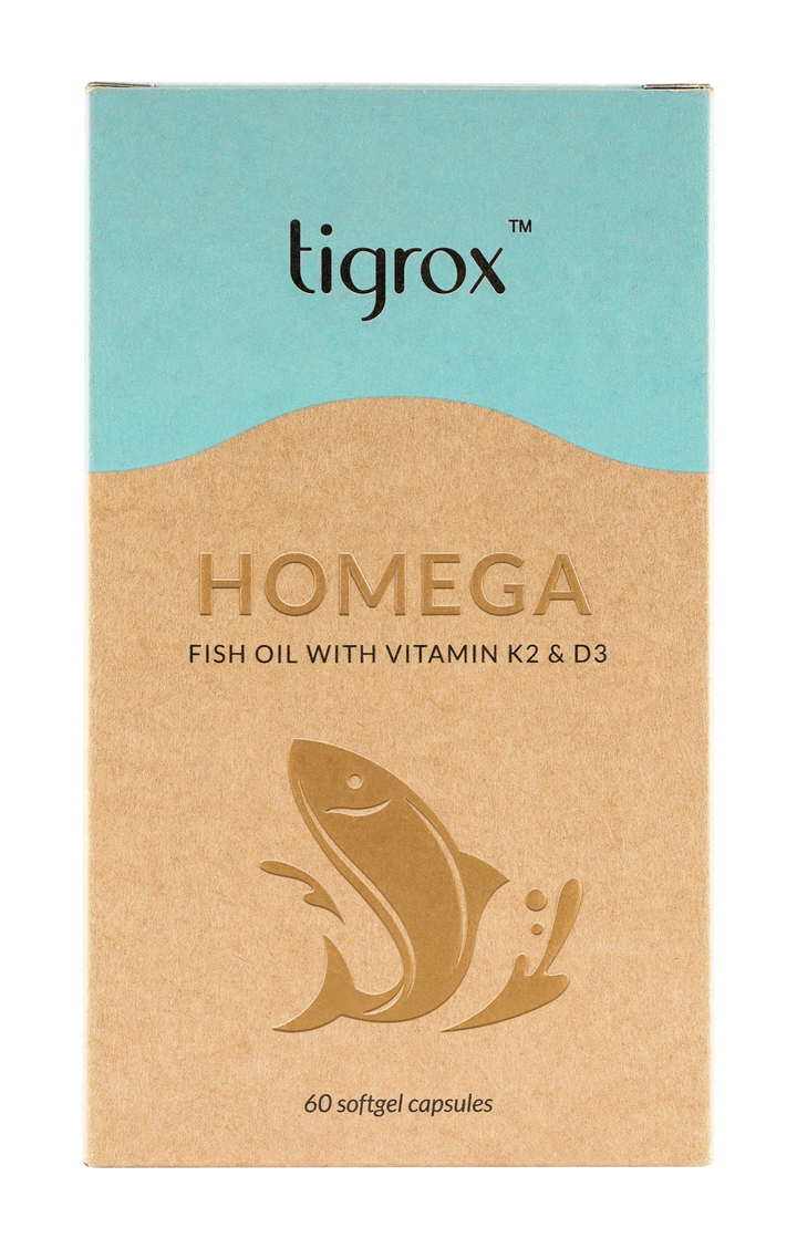 HOMEGA 魚油＋維他命 K2 及 D3｜60 粒軟膠囊