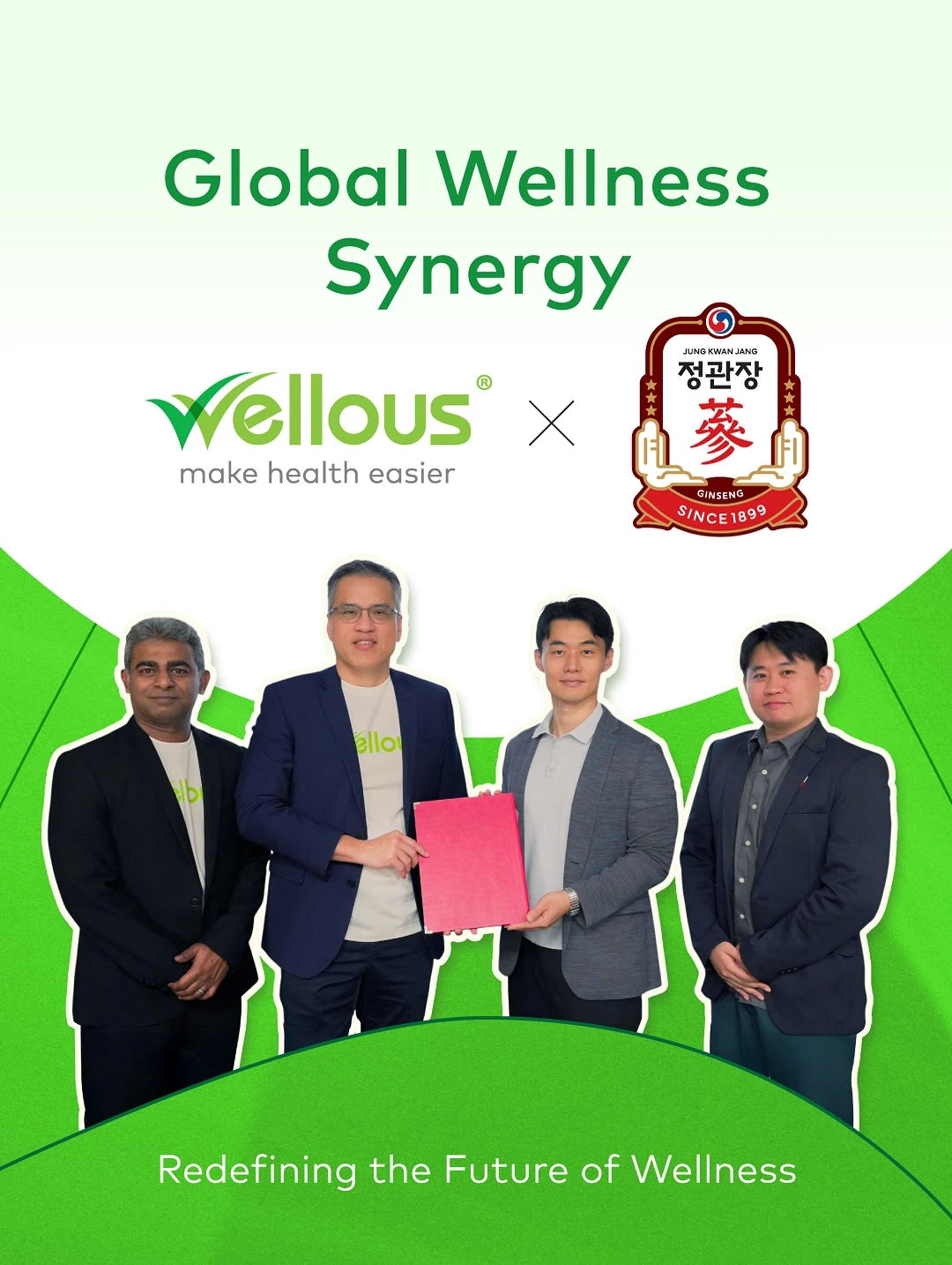 Wellous × 正官莊 — Global Wellness Synergy